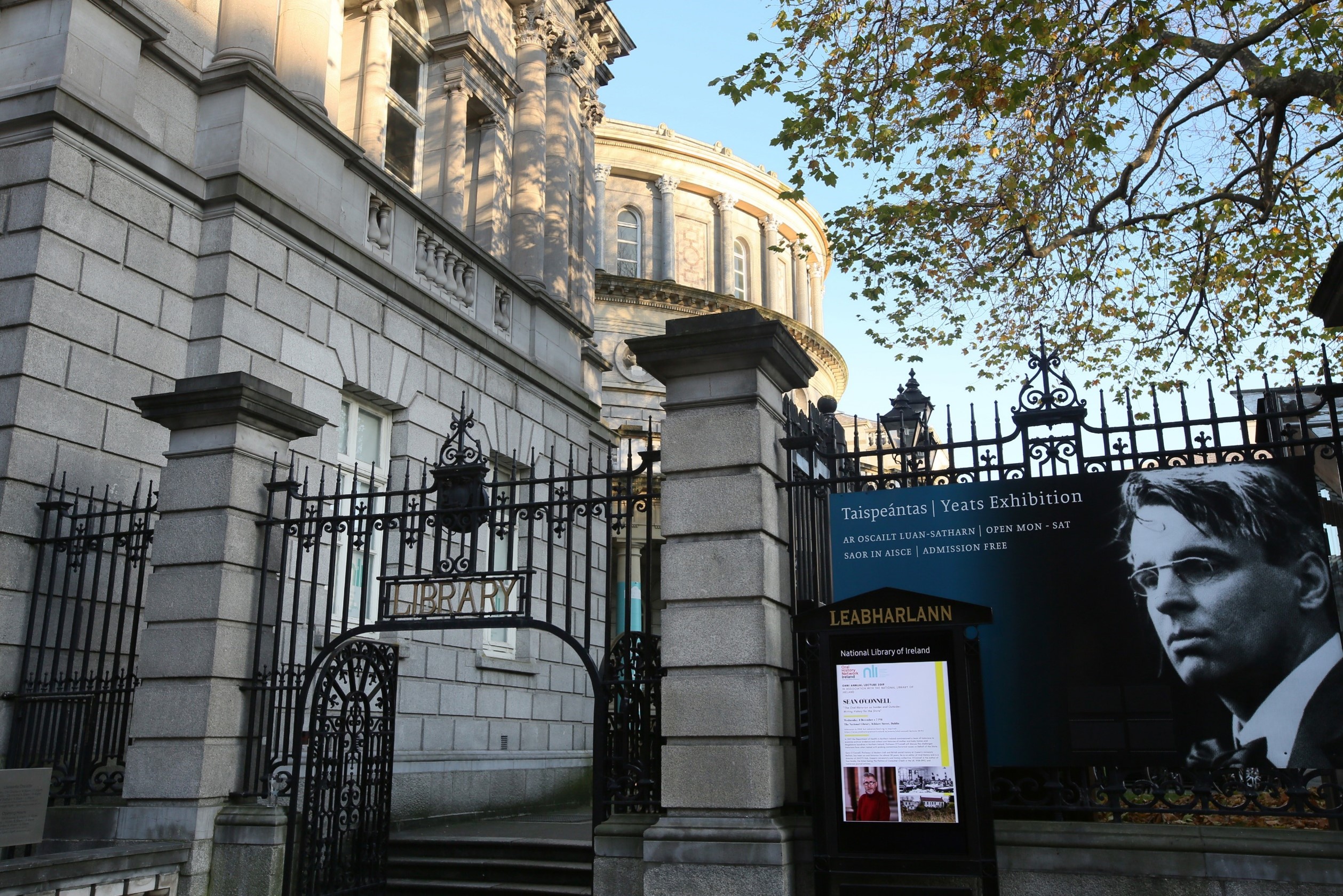 exterior image of the National Library of Ireland