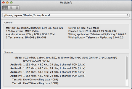 MediaInfo 21.03 Mac 破解版 检测视频编码信息
